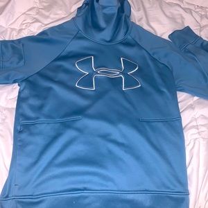 blue under armour hoodie